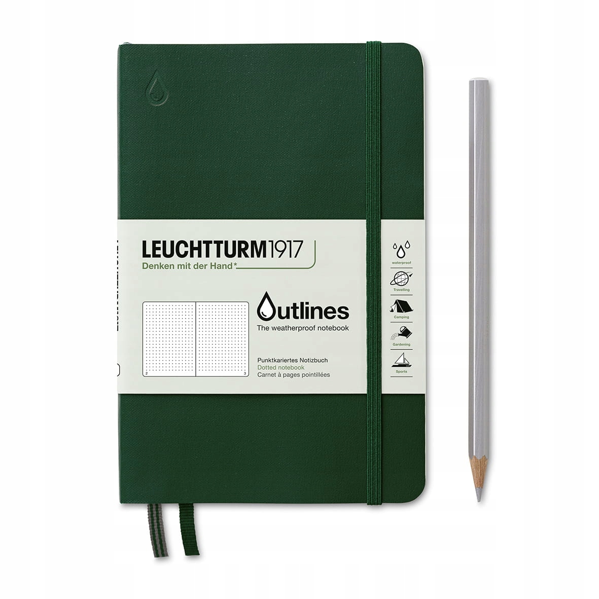 Notatnik Leuchtturm1917 Outlines Zielony