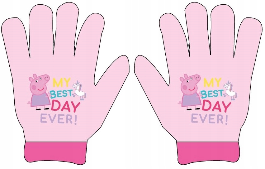 

rękawiczki rękawice Świnka Peppa Pig