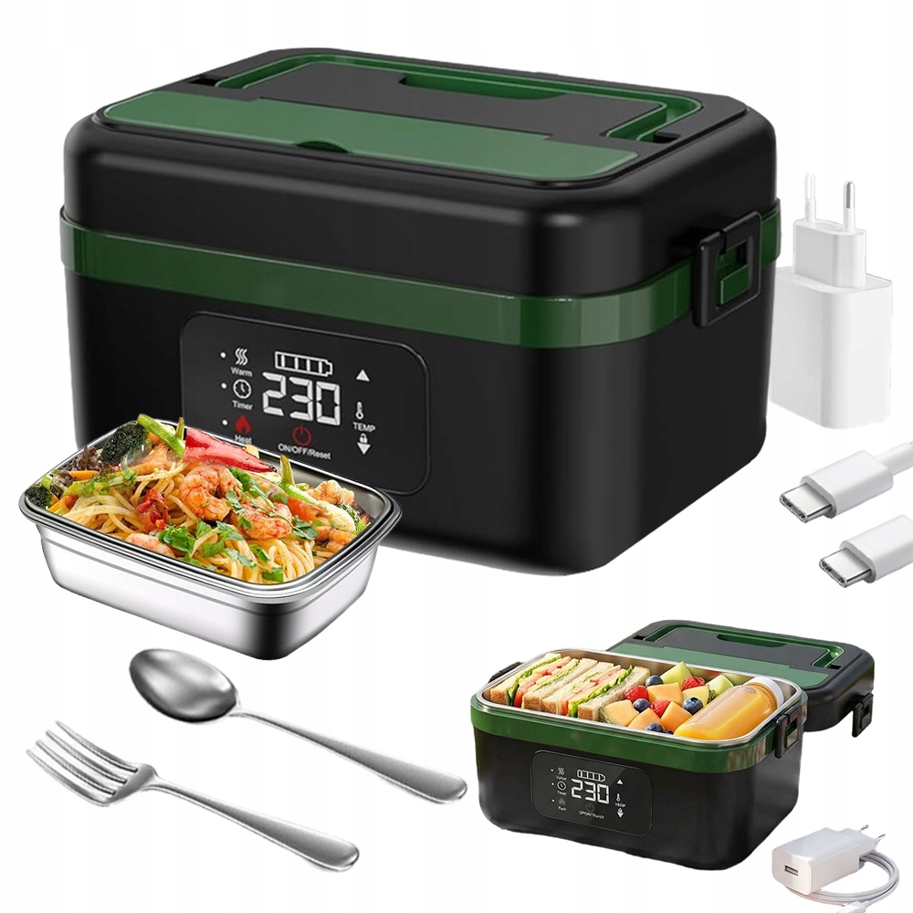 Elektrický Obědový Box, Ohřívač, Termoska Na Jídlo 1 L Taška