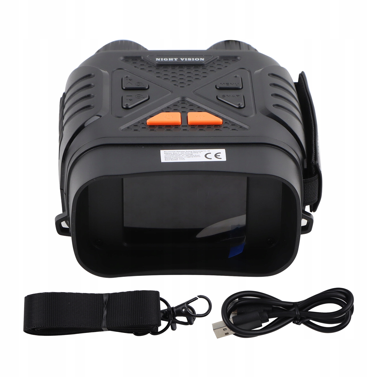 Noční Vidění Dalekohol Zoom x10 3W 850nm Hd 2,8"