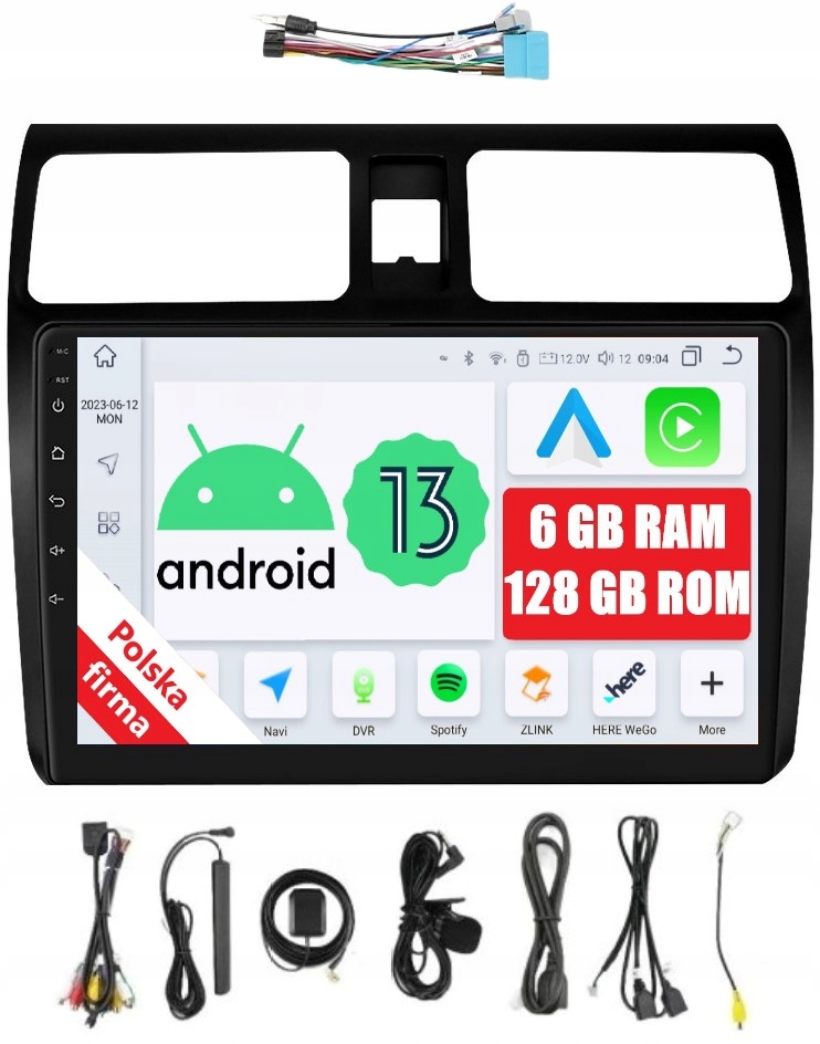 Rádio 2DIN Navigácia Android Suzuki Swift 4 IV 6/128 Gb Dsp Carplay Lte