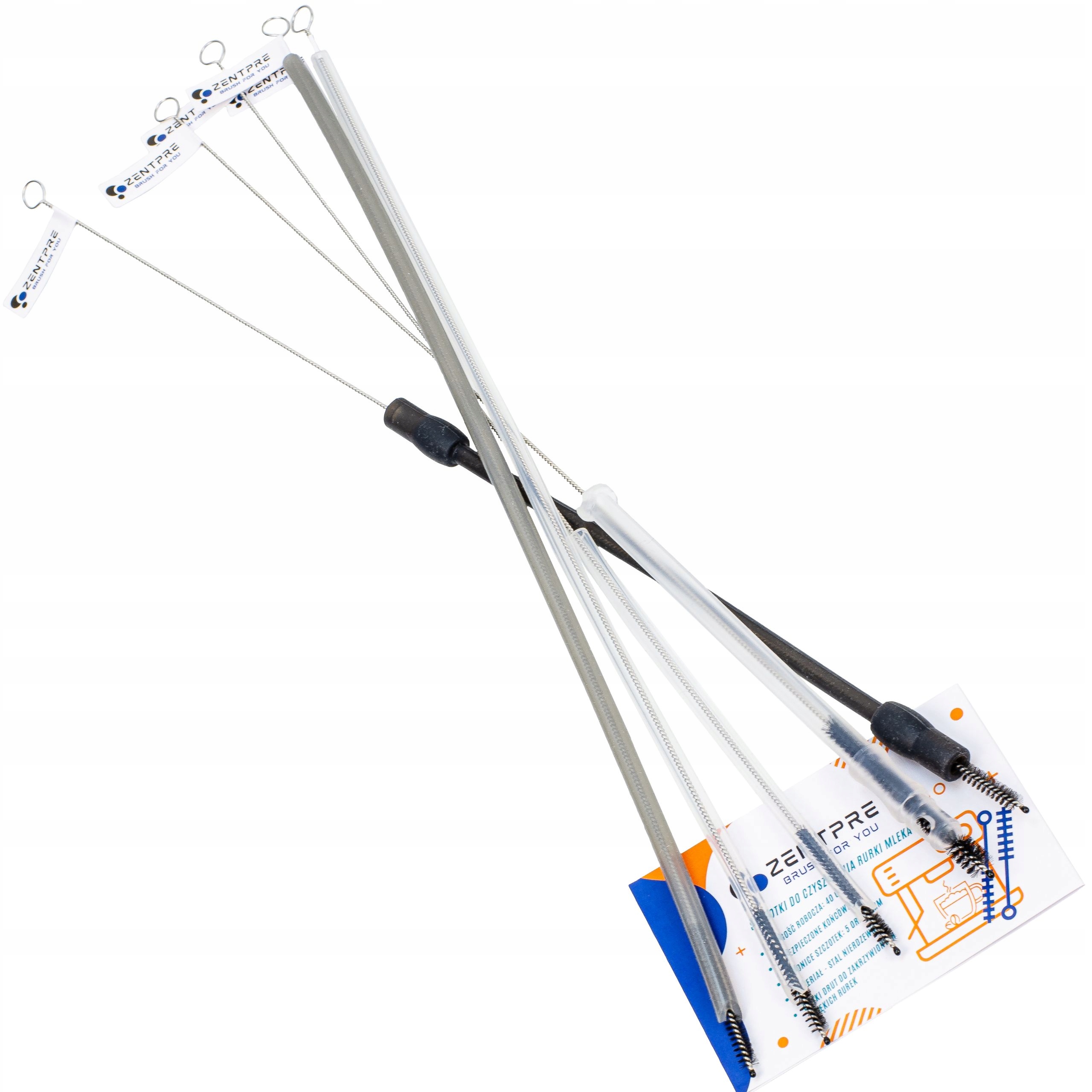 SZCZOTKI CZYSZCZENIE PRZEWODU MLECZNEGO EKSPRESU RURKI WĘŻYKA MLEKA Stan opakowania oryginalne