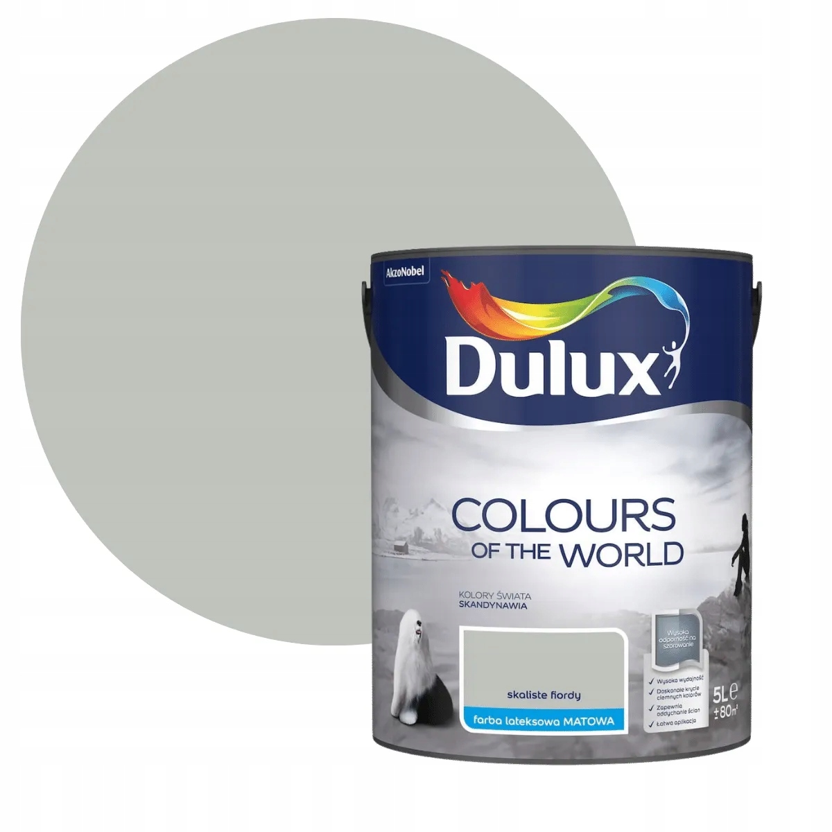 Dulux Barvy Světa Barva Skalnaté fjordy 5L