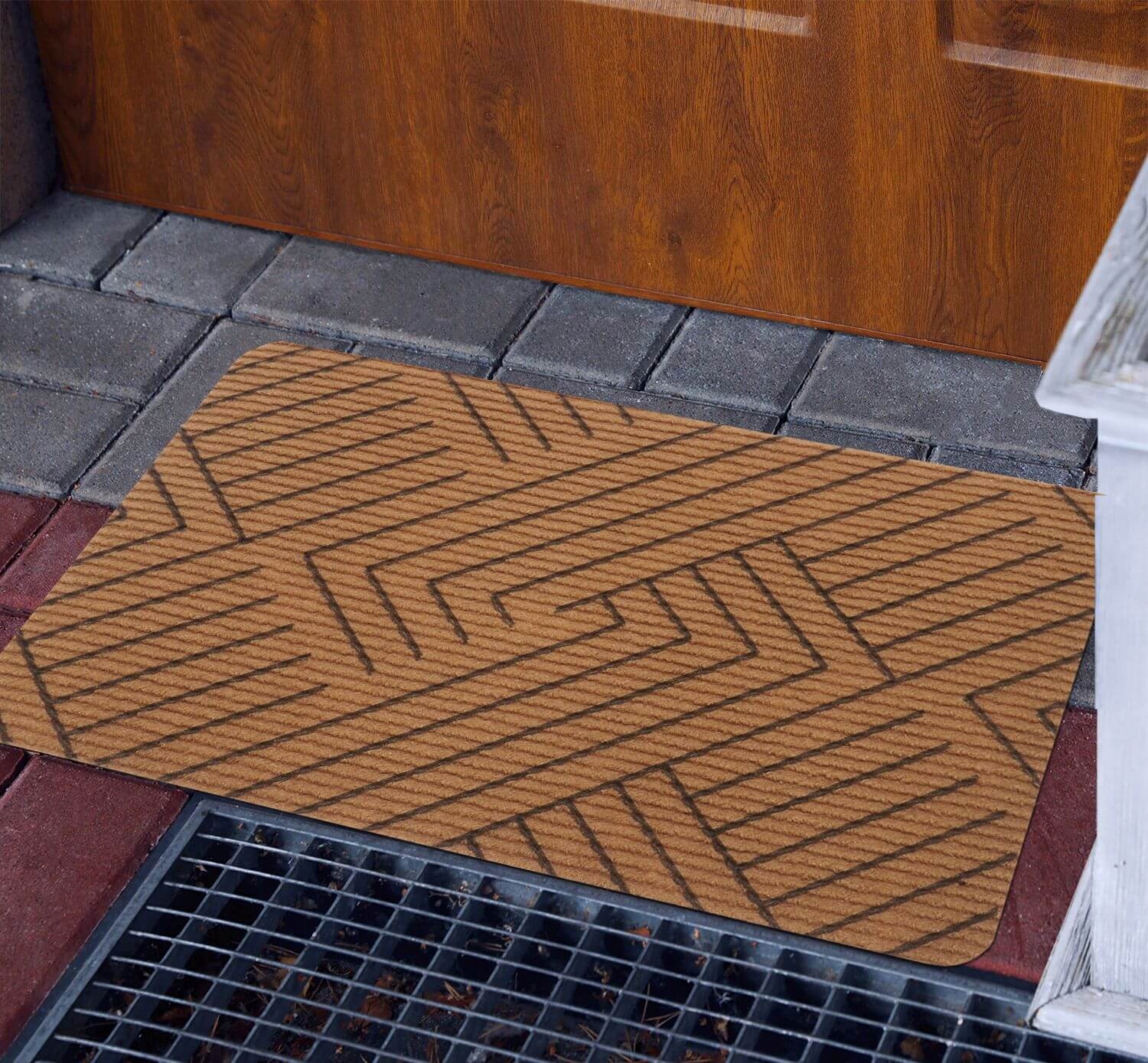 WYCIERACZKA POD DRZWI GUMOWA MATA ZEWNĘTRZNA MOCNA 40X60 Długość (cm) 60