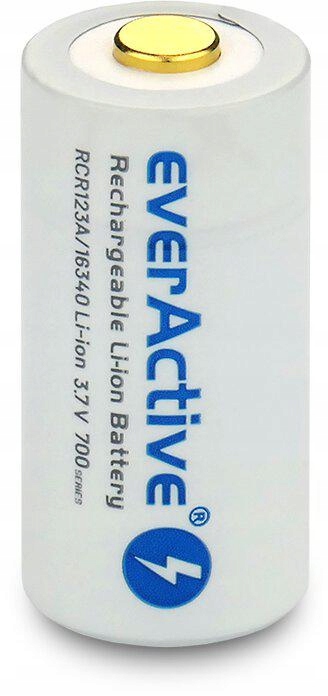 Akumulatorek 16340 R-CR123 3,7V everActive 700mAh (1 szt.) z zabezpieczen