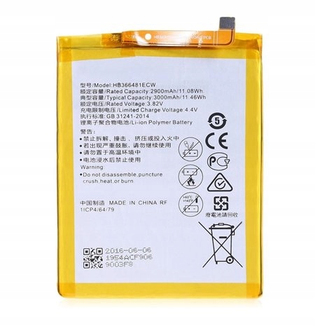 NOWA BATERIA hb366481ecw HUAWEI P9 LITE VNS-L21