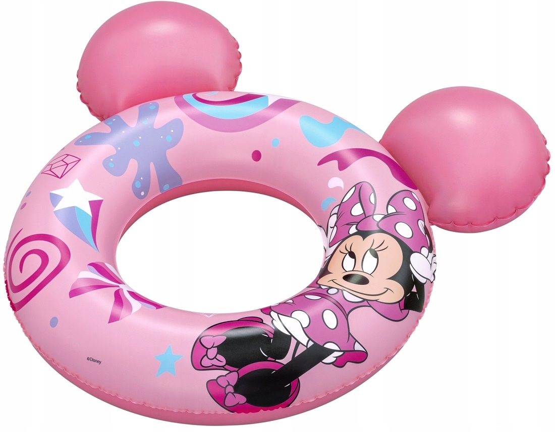 Bestway 9102N Disney Junior Minnie Różowe Kółko do pływania 74cm x 76cm