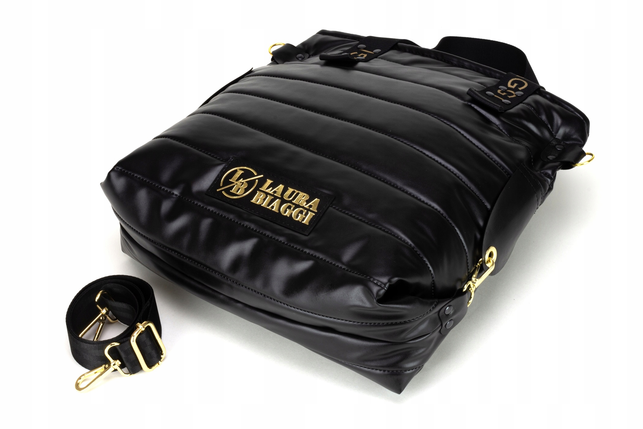 POLSKA TOREBKA LAURA BIAGGI SHOPPER A4 LISTONOSZKA Materiał dominujący skóra ekologiczna