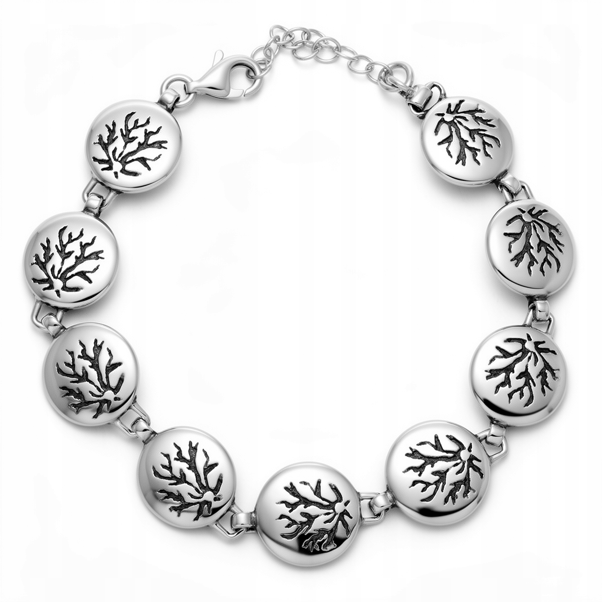 Stříbrný Dámský Oxidovaný Náramek