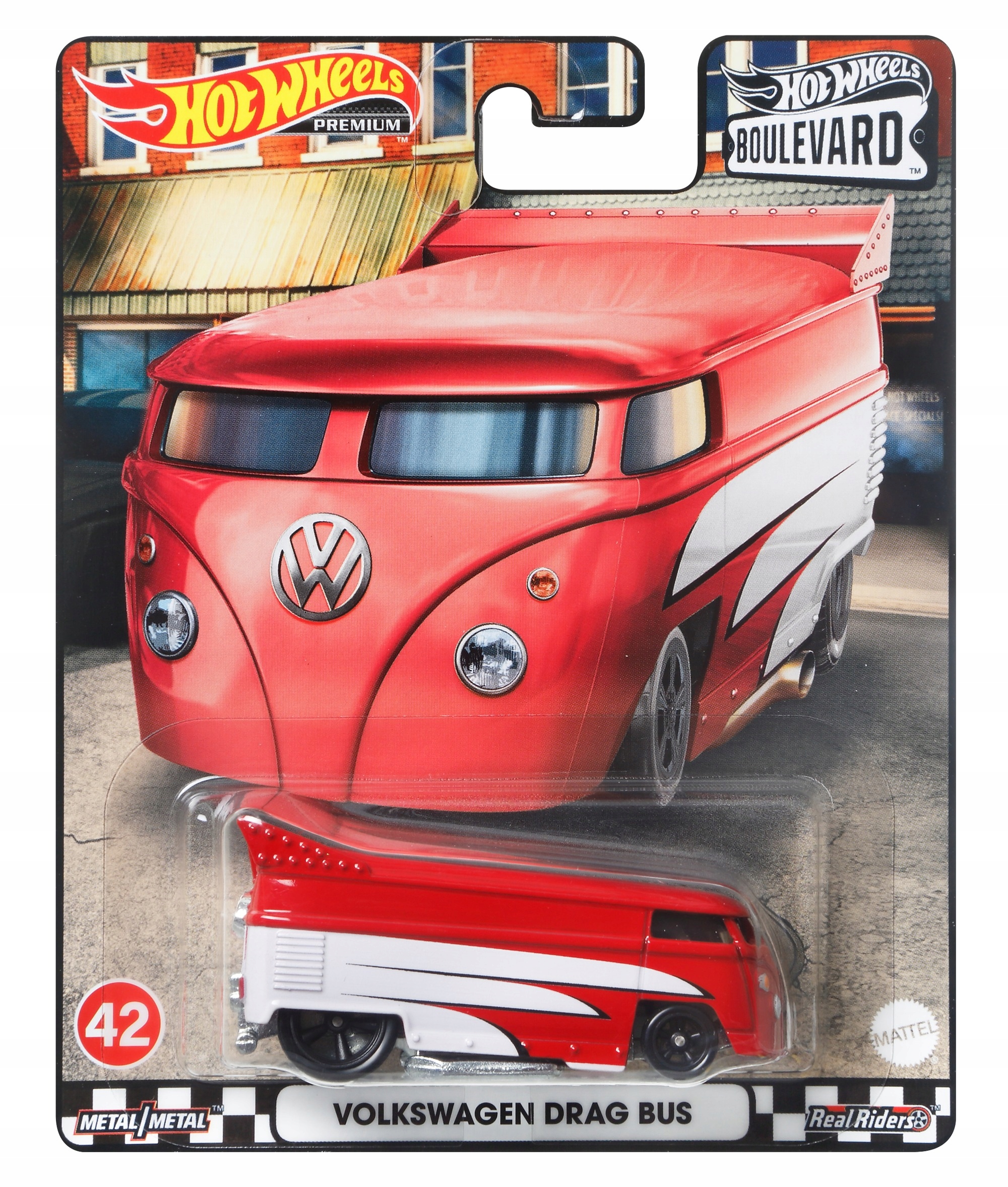 

Hot Wheels Premium Boulevard Volkswagen Drag Bus
