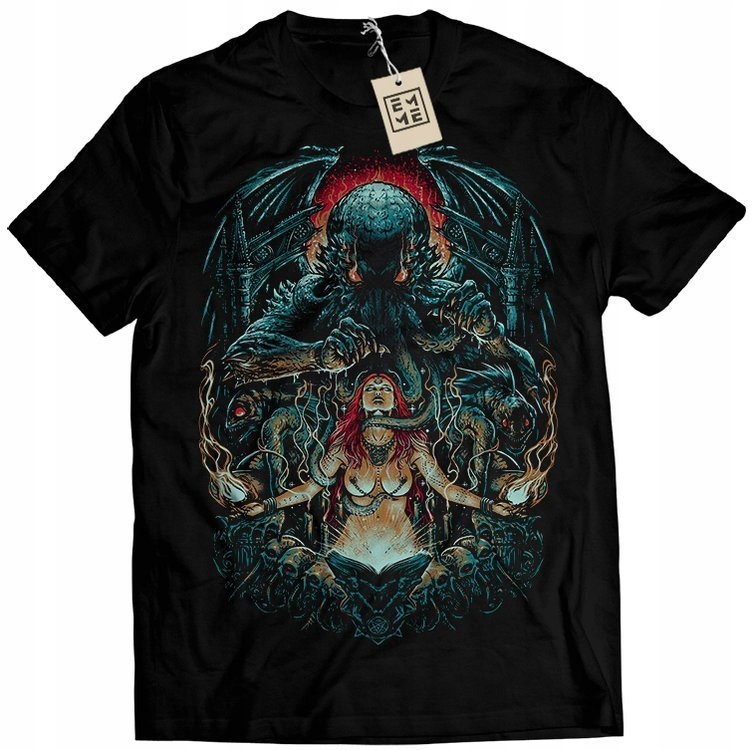 

Koszulka Cthulhu Lovecraft Horror Prezent L