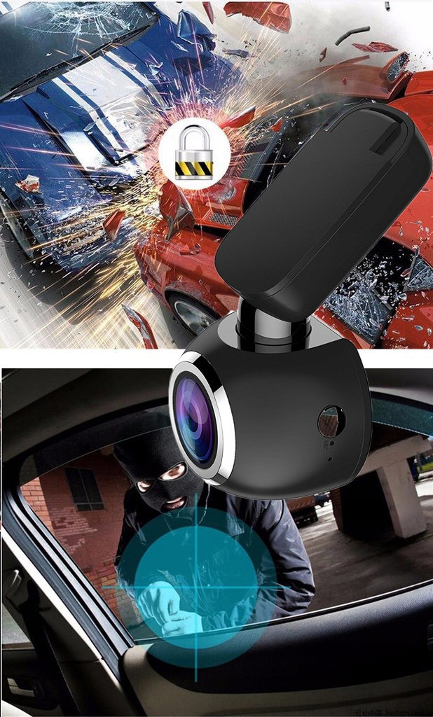 Kamera Samochodowa SIV Q1 1080P WiFi GPS OUTLET Model Q1