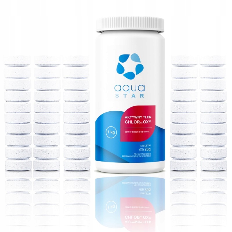 

Aqua Star Oxy Aktywny Tlen Tabletki do Basenu 1KG