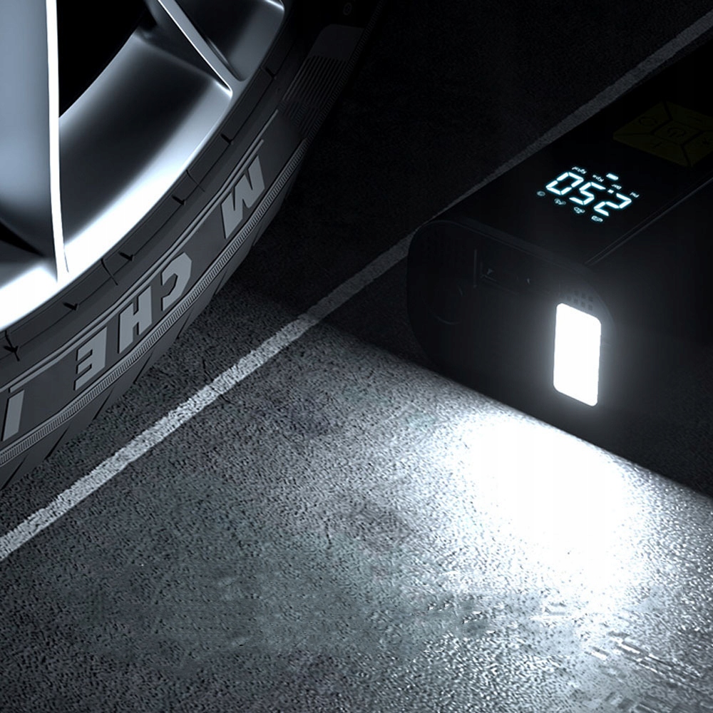 WIELOFUNKCYJNA ELEKTRYCZNA POMPKA POWIETRZA USB Waga produktu z opakowaniem jednostkowym 0.46 kg