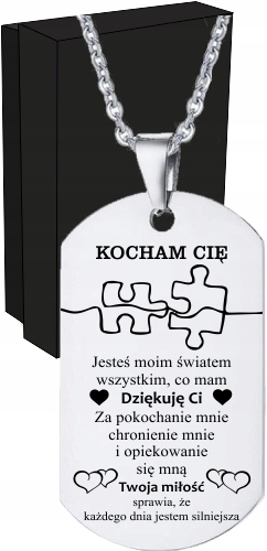 

Naszyjnik Dla Ukochanego Walentynki Dedykacja