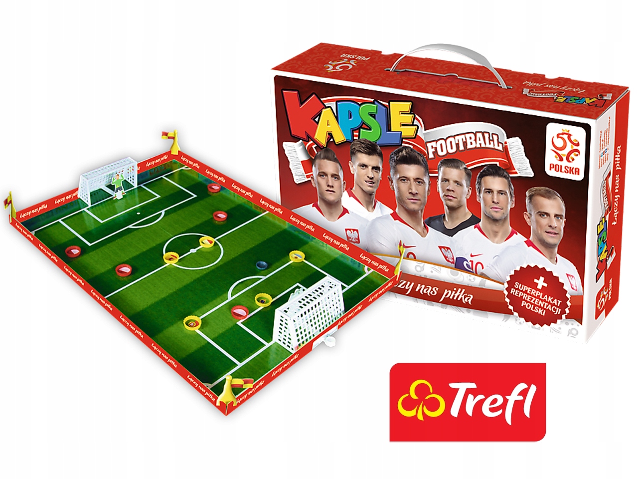 GRA KAPSLE FOOTBALL PZPN 2020 + PLAKAT TREFL