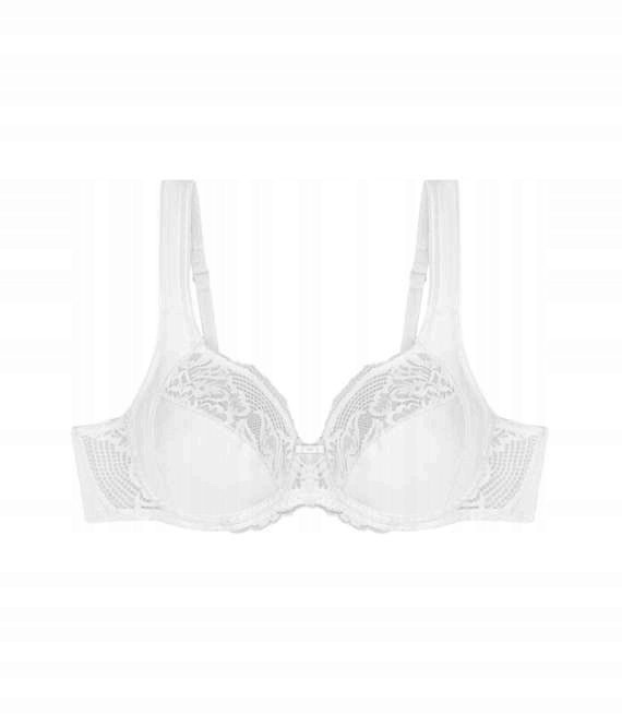 Měkká podprsenka s kosticemi, bílá Triumph Modern Lace+Cotton W02 95F