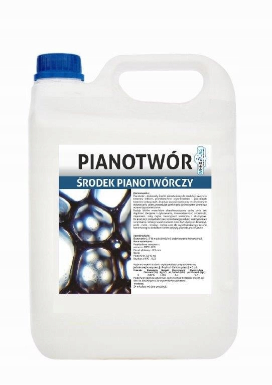 

Pianotwór Pianobeton 10 L środek pianotwórczy