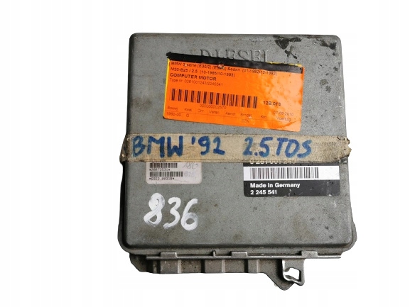 BMW 3 2.5TDS 0281001243 2245541 computer ECU ORYGI