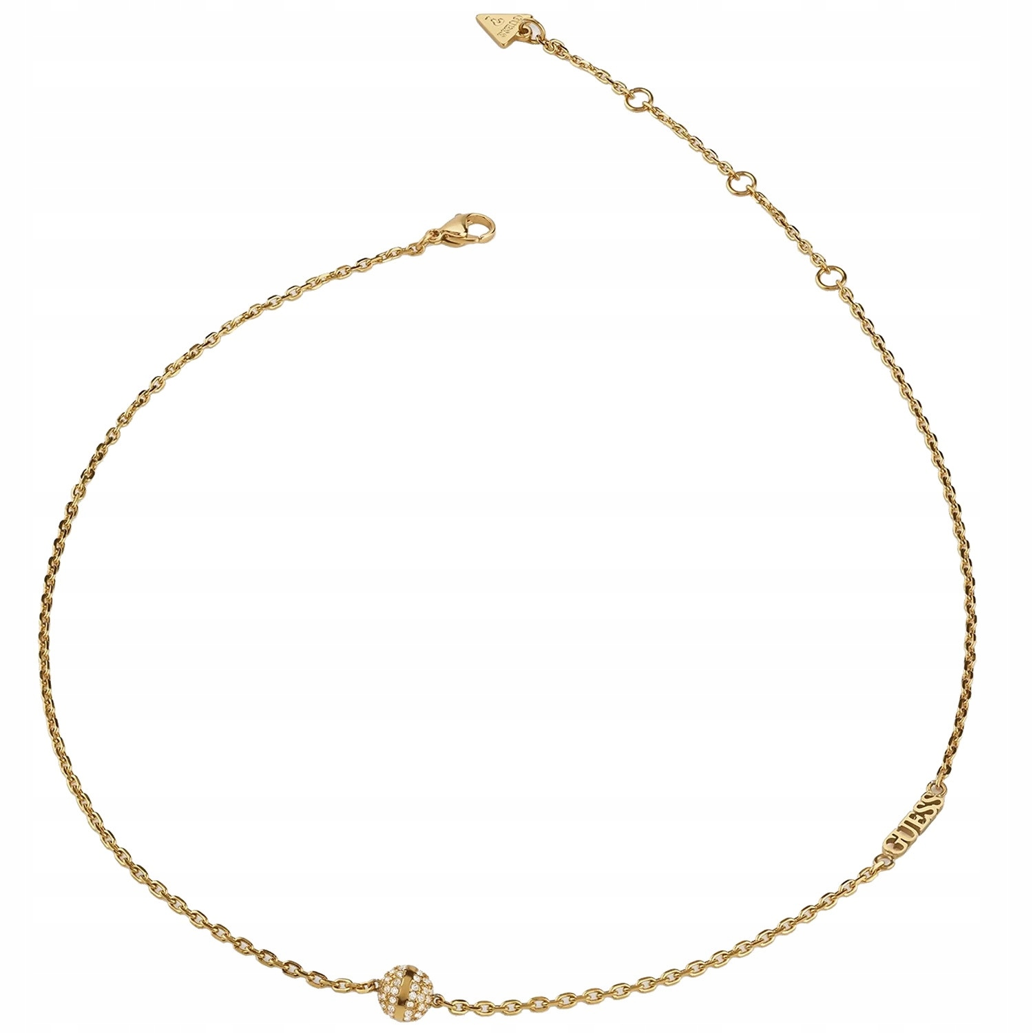 Dámský zlatý náhrdelník Guess 45 cm