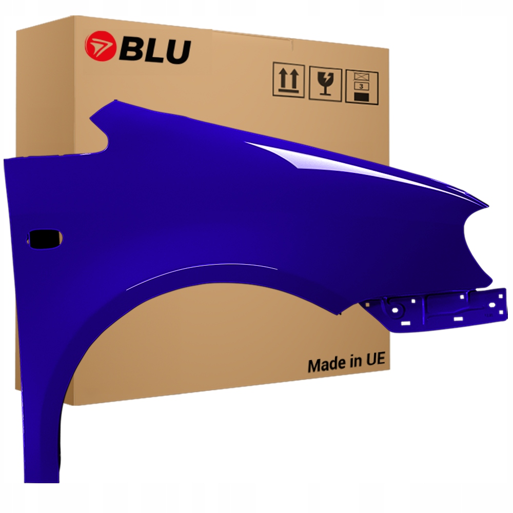 Blu Blatník Vw Caddy III 3 2K LD5Q pravý modrý 04-10 přední pozink