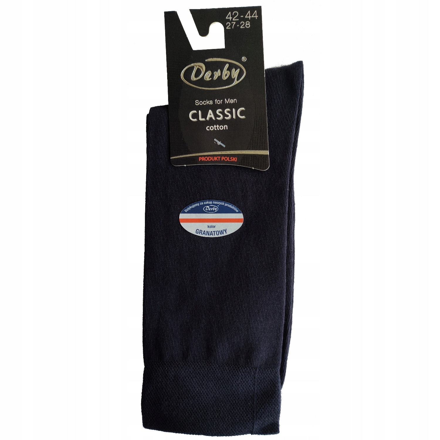 

Skarpety garniturowe Derby Classic granatowe