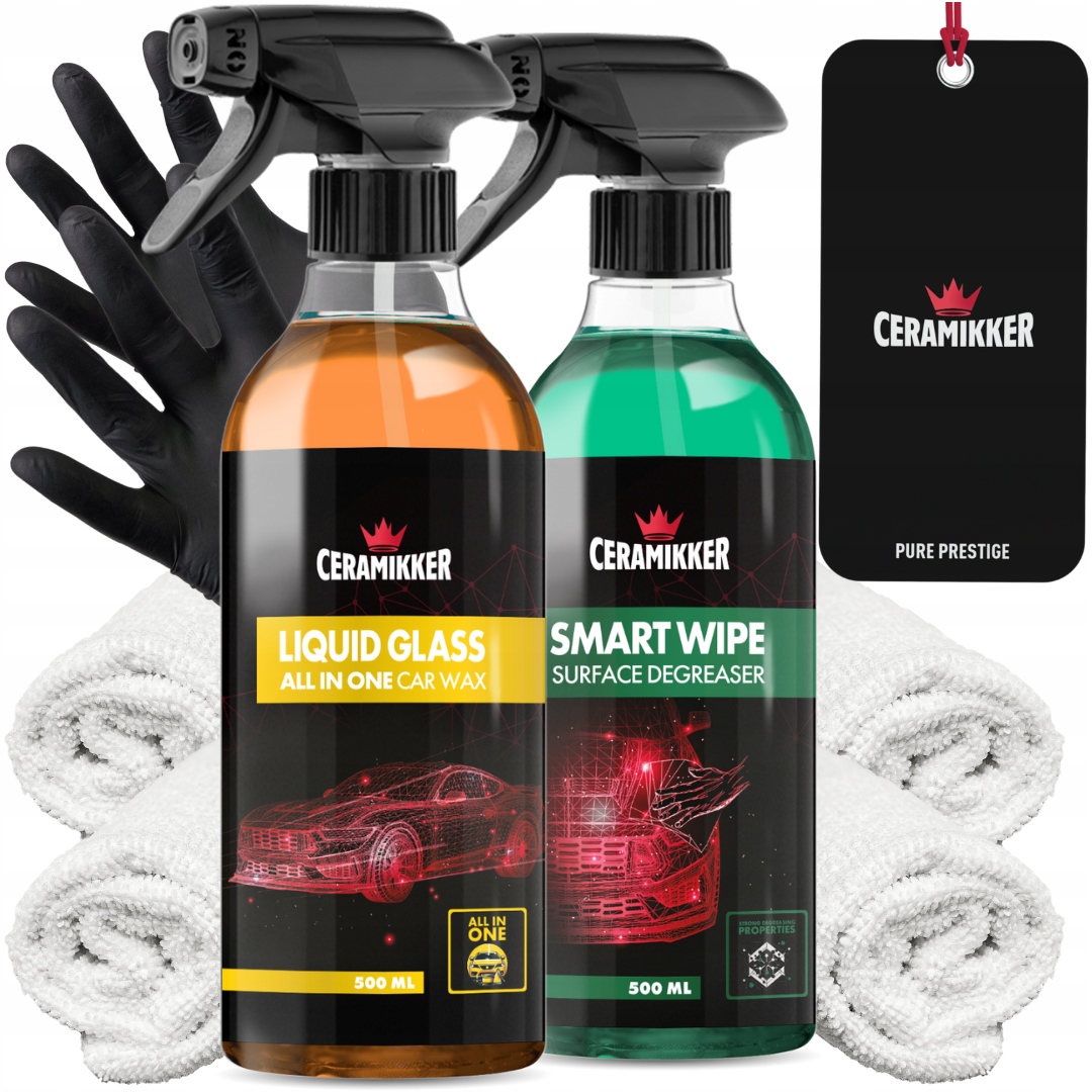 Automobilový vosk na mokro Liquid Glass odmasťovač laku Smart Wipe