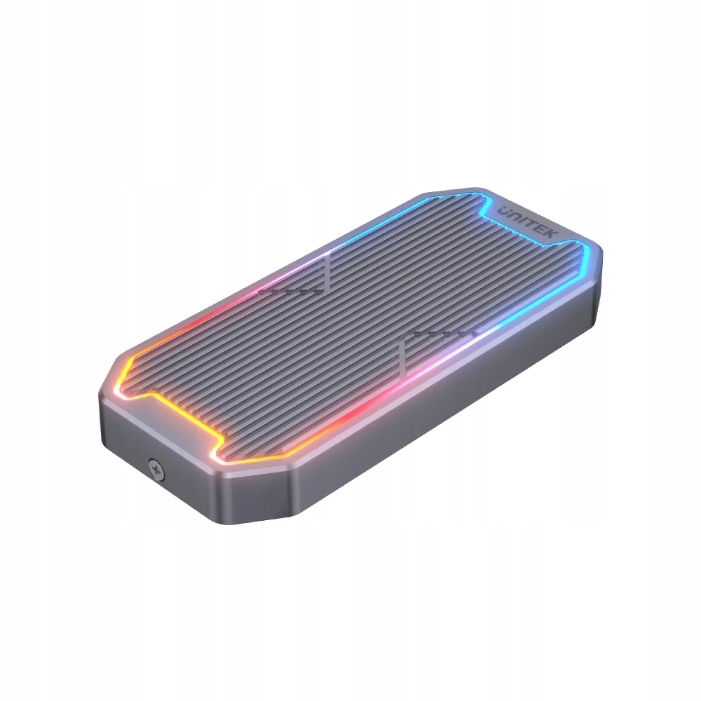 Unitek Kryt disku M.2 Ssd NVMe/SATA 10Gbps Rgb