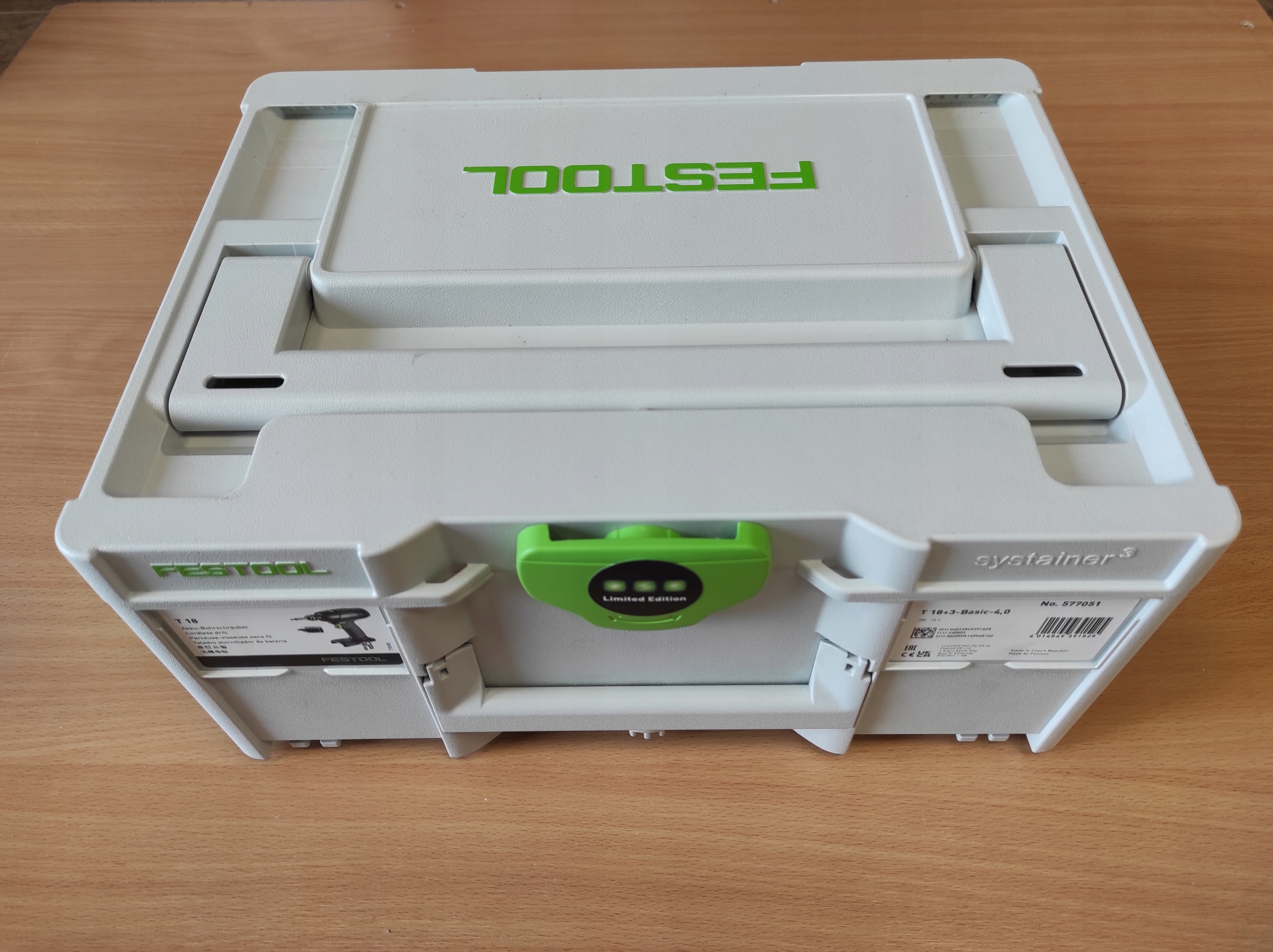 Wkrętarka FESTOOL T18+3-Basic 576448 - bez akumulatorów Zasilanie akumulatorowe