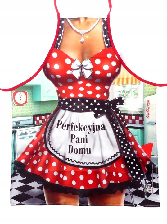 

Fartuszek Perfekcyjna Pani Domu Groszki