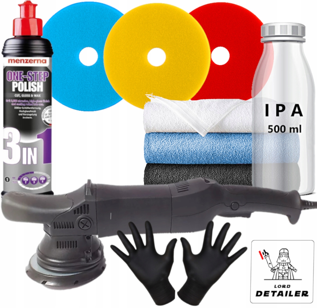 Zestaw EVOXA HDC15 Maszyna Polerska 3w1 Menzerna