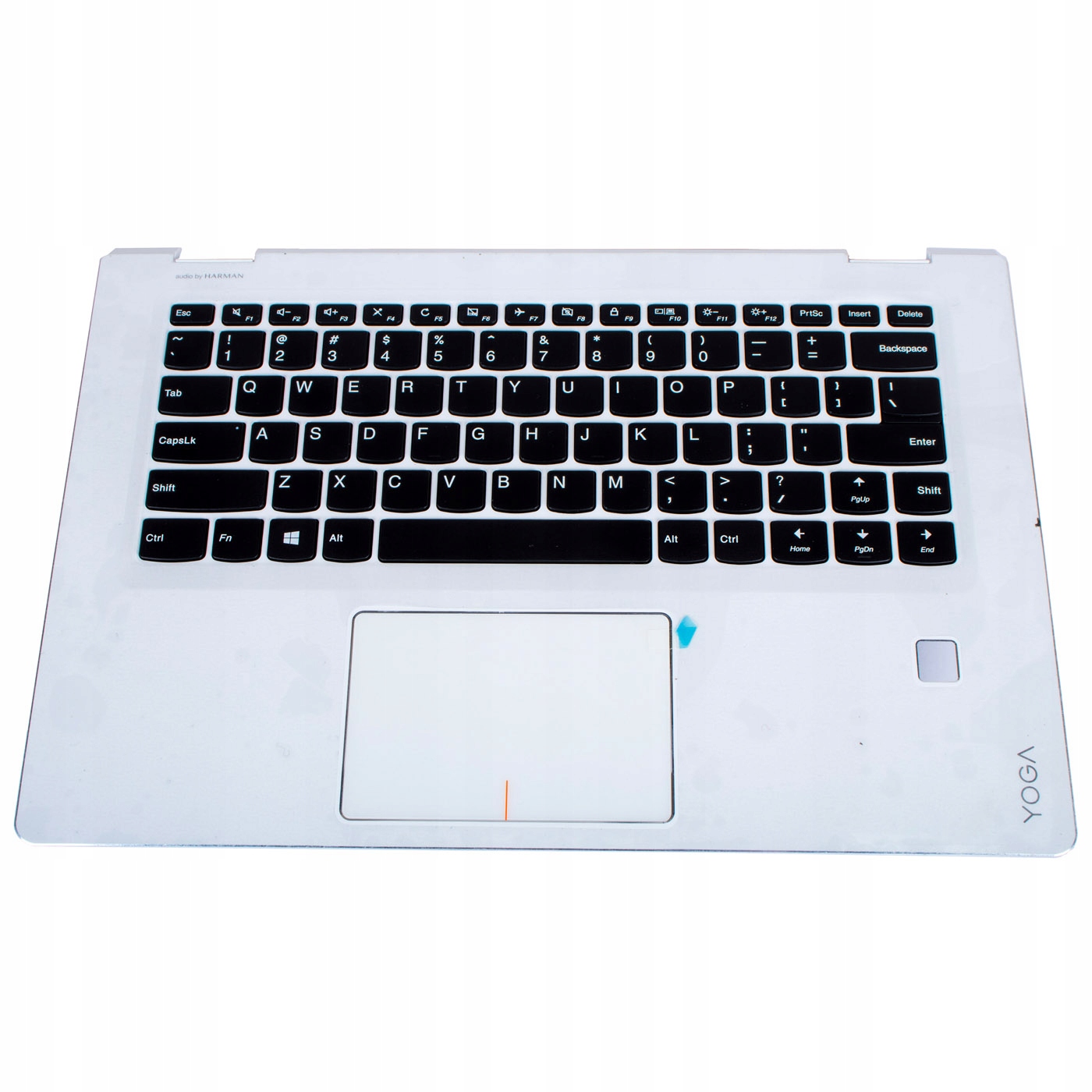 Palmrest klávesnice touchpadu Lenovo IdeaPad Flex 4 14 Yoga 510 bílá