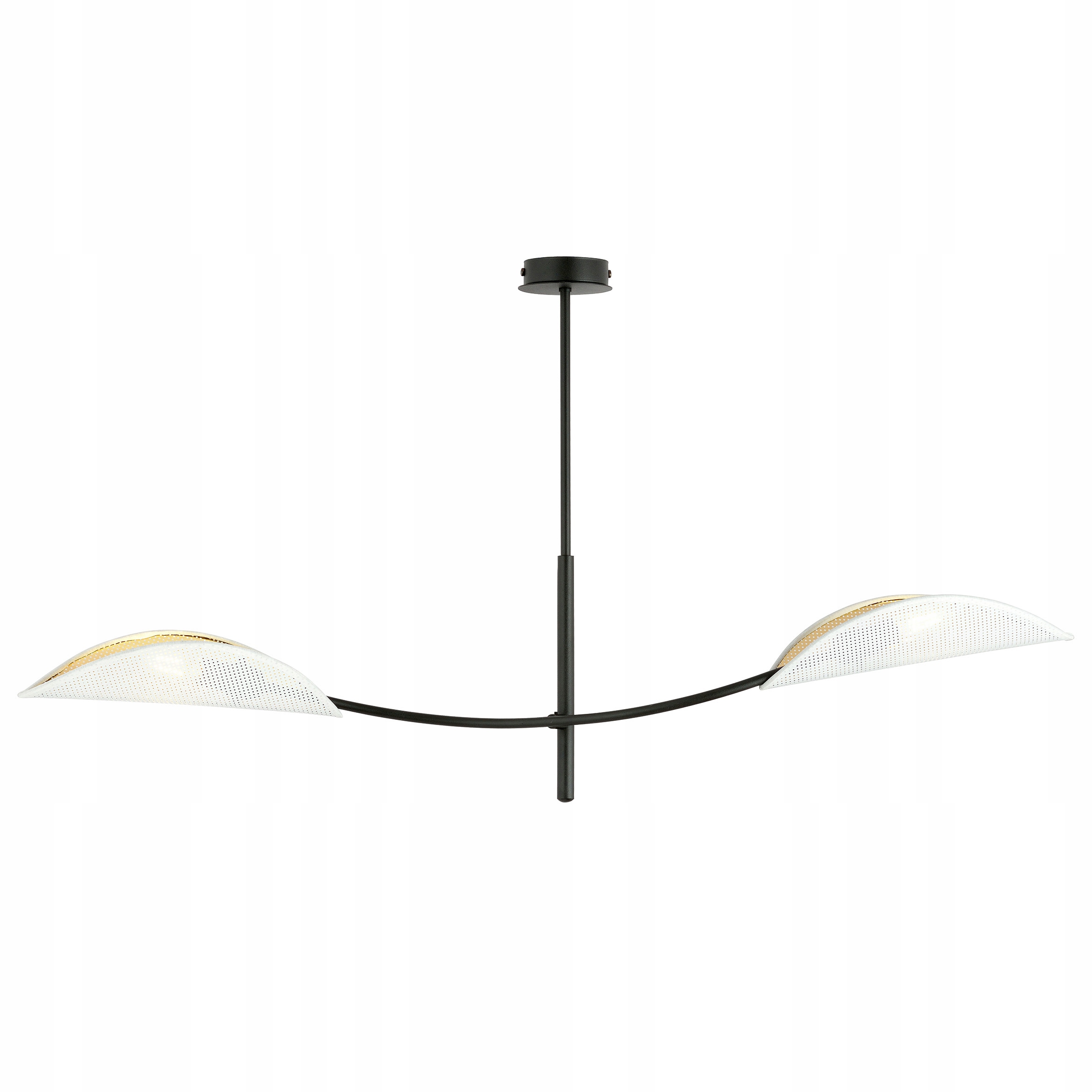 Závesná lampa stropné svietidlo Lotus 2 čierna biela originálna škandinávska loftová