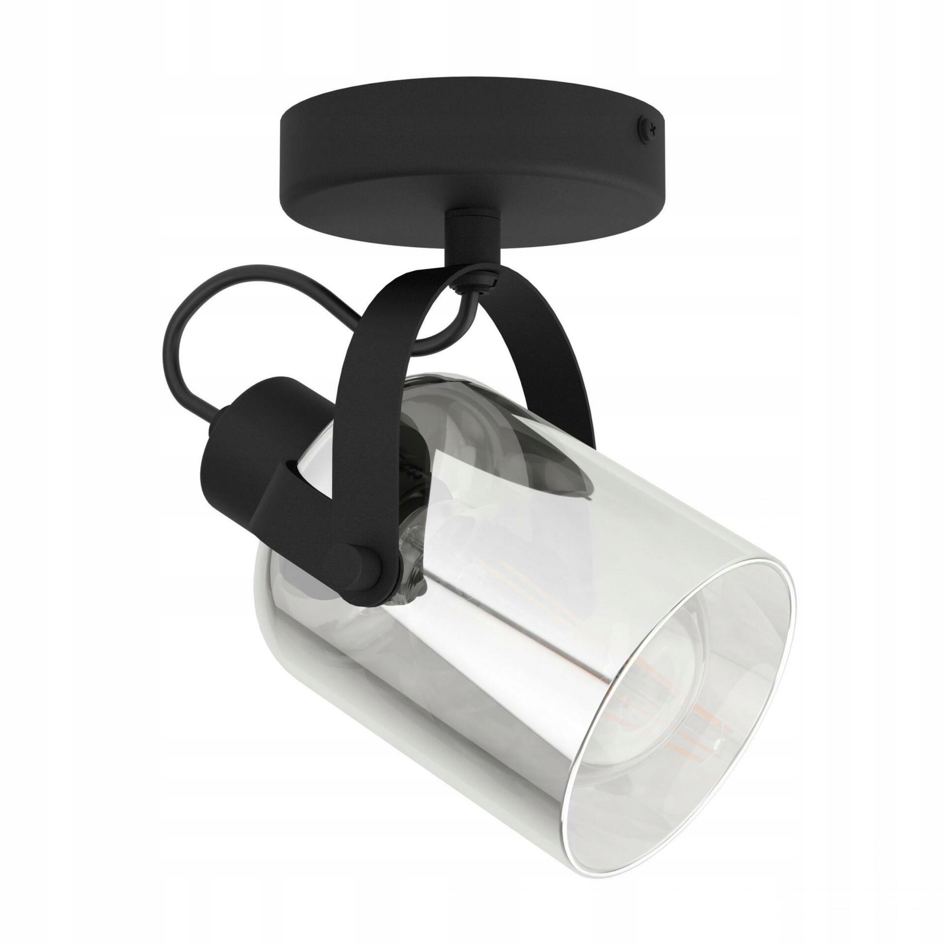 Bodové svítidlo Eglo Berregas E27 černá/chrom 28W stropní nástěnné