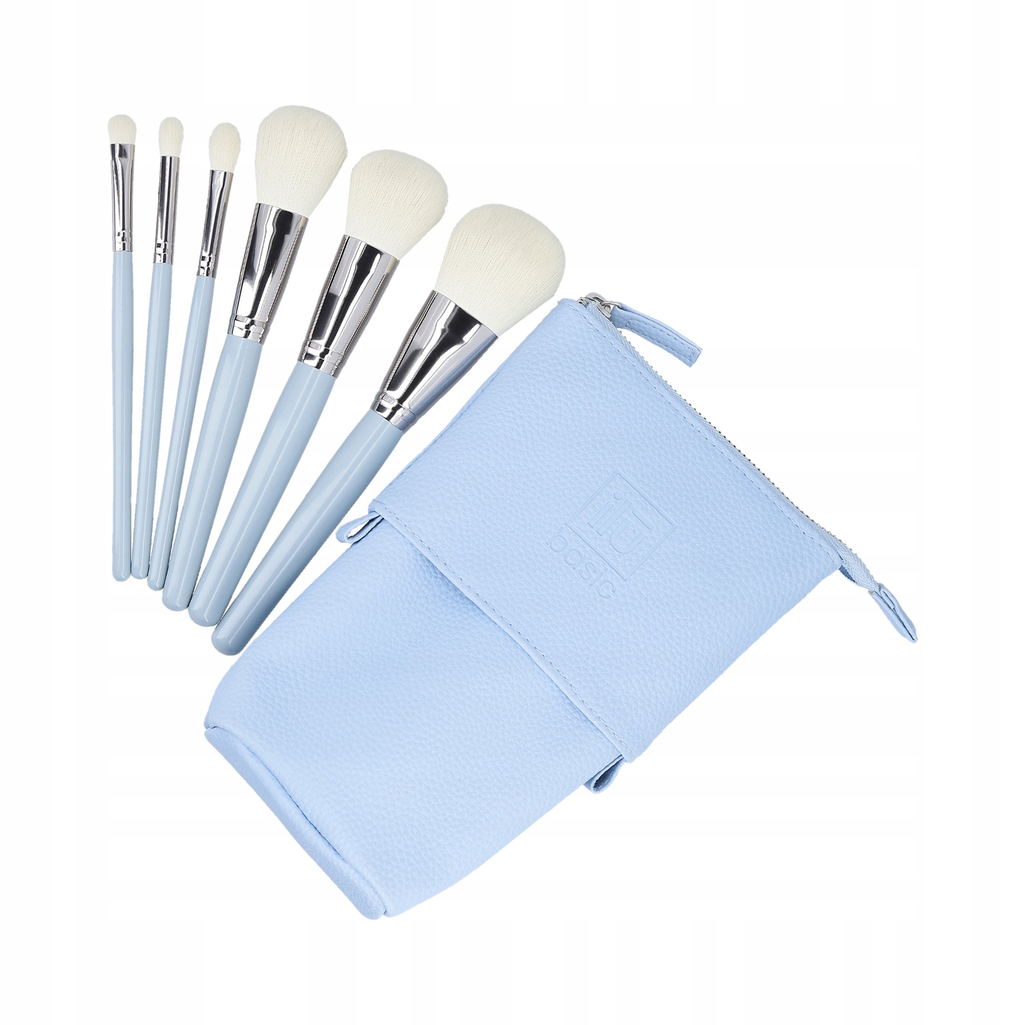 ILU BASIC ZESTAW 6 PĘDZLI DO MAKIJAŻU + ETUI Marka Ilu