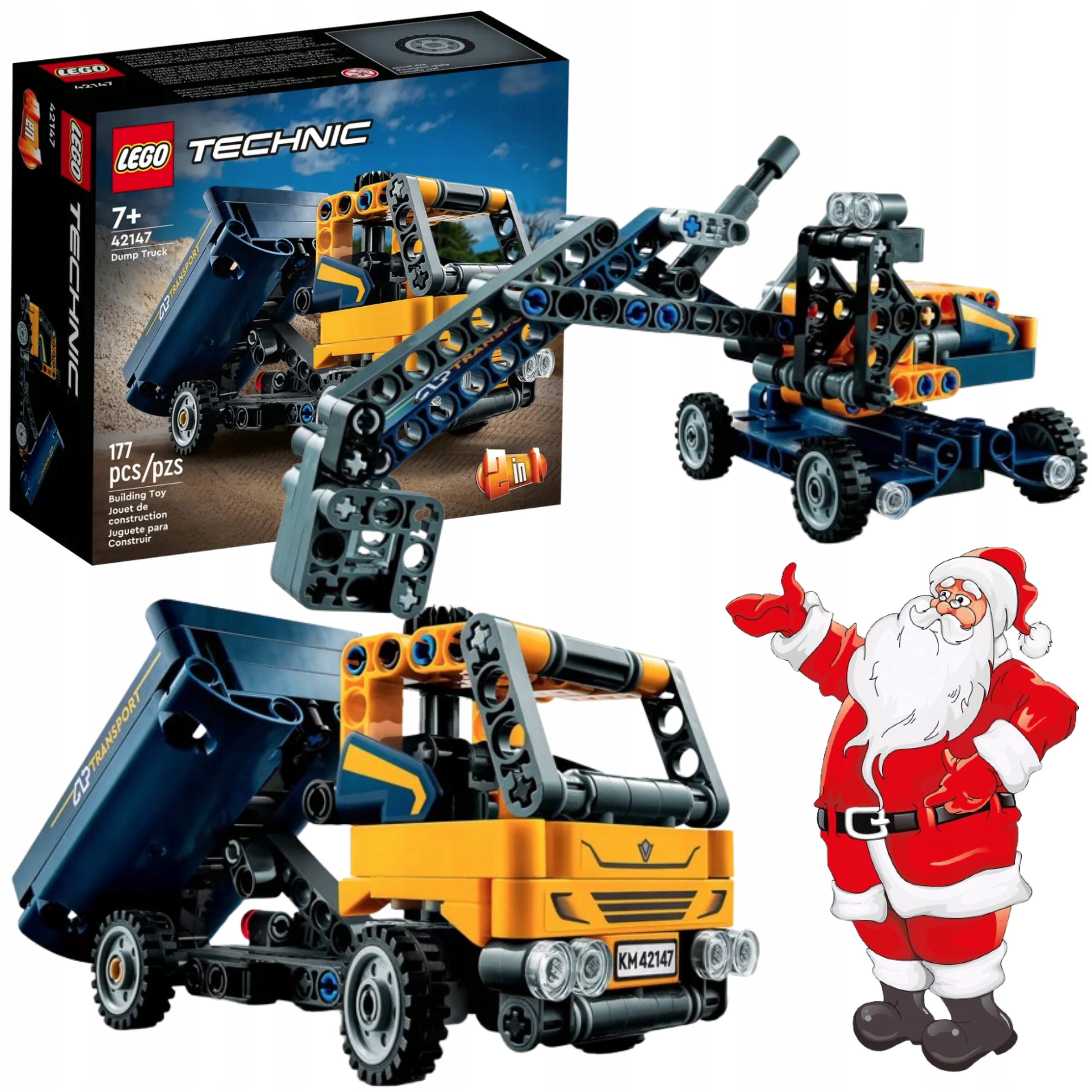 KLOCKI LEGO Technic 42147211 KOPARKA WYWROTKA dźwig 2w1 CIĘŻARÓWKA PREZENT