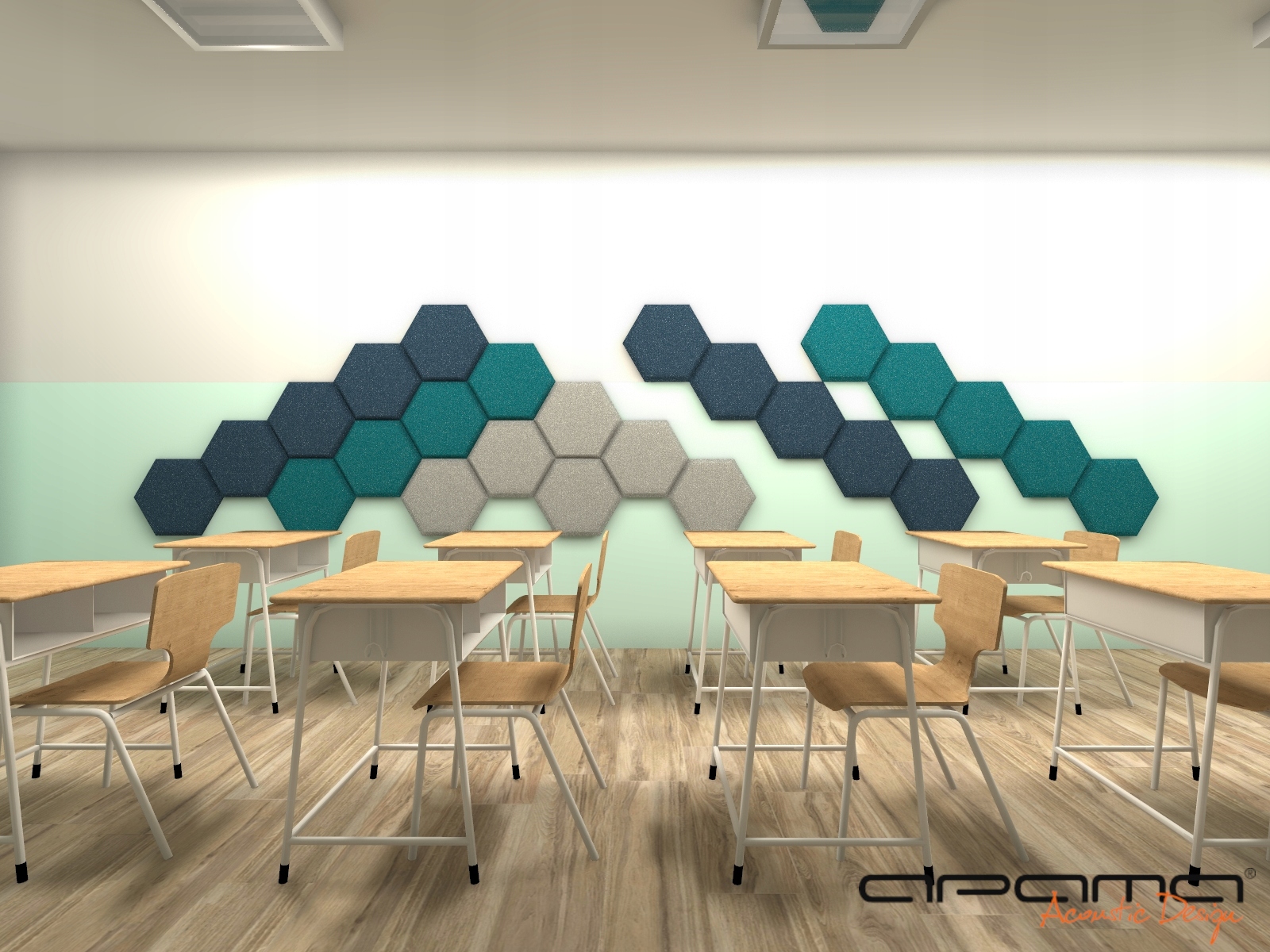 LABORATORIA PRZYSZŁOŚCI zestaw paneli akustycznych dekoracyjnych Model KPL 78 PROF LABORATORIA PRZYSZŁOŚCI III