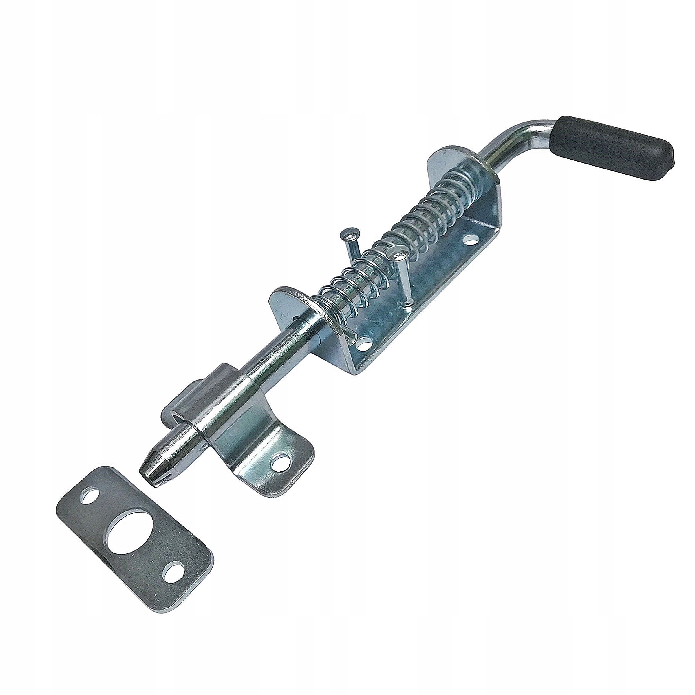 

Rygiel zasuwa bramy L220 sprężyna wąski ocynkowany