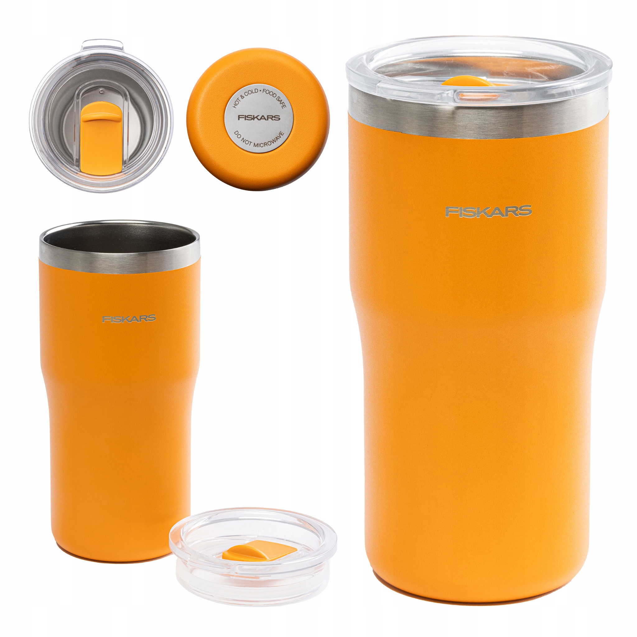 Fiskars On-the-go Termohrnek na kávu a čaj, pomerančová voda 500 ml