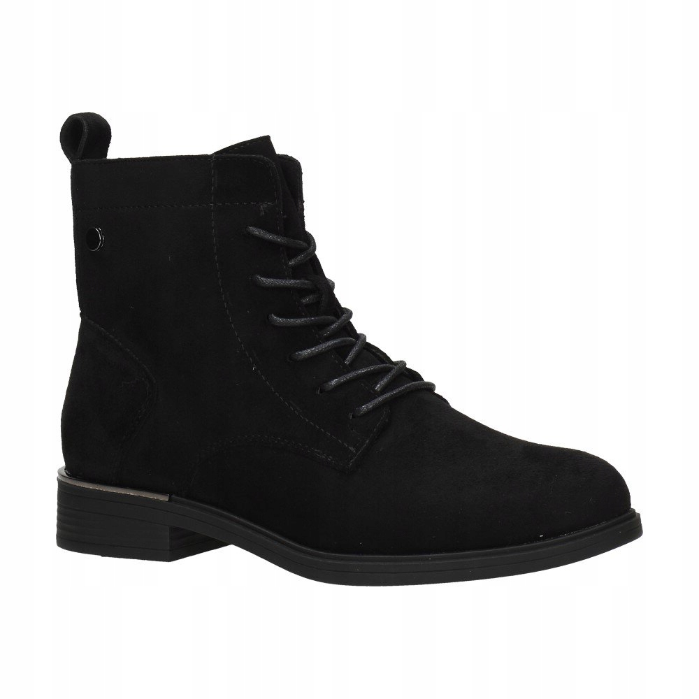 

Czarne botki damskie Sergio Leone BT599 Zamsz