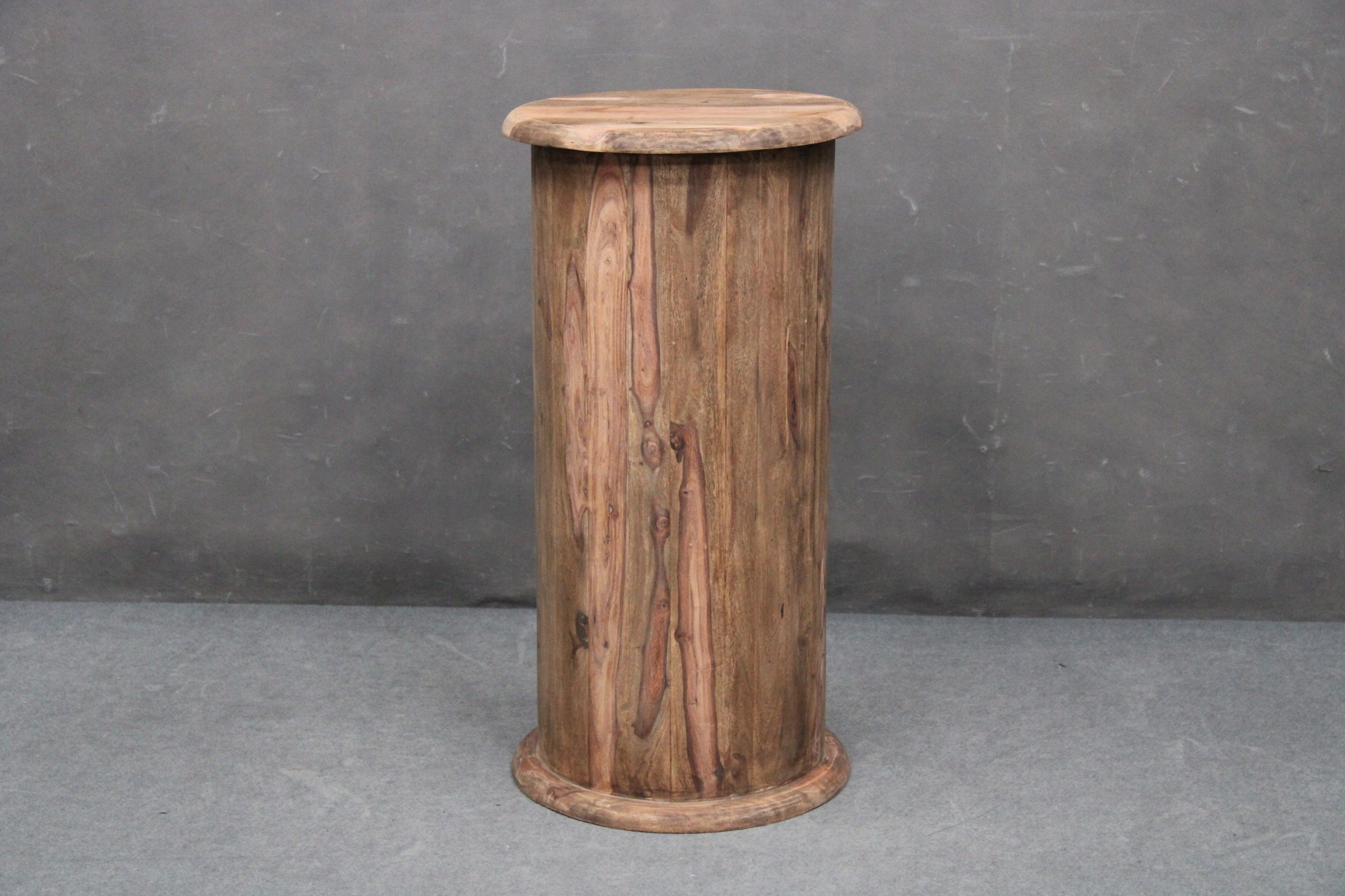 Komoda Drewniana Palisander Stolik Okrągły LEEDS Liczba szuflad 5