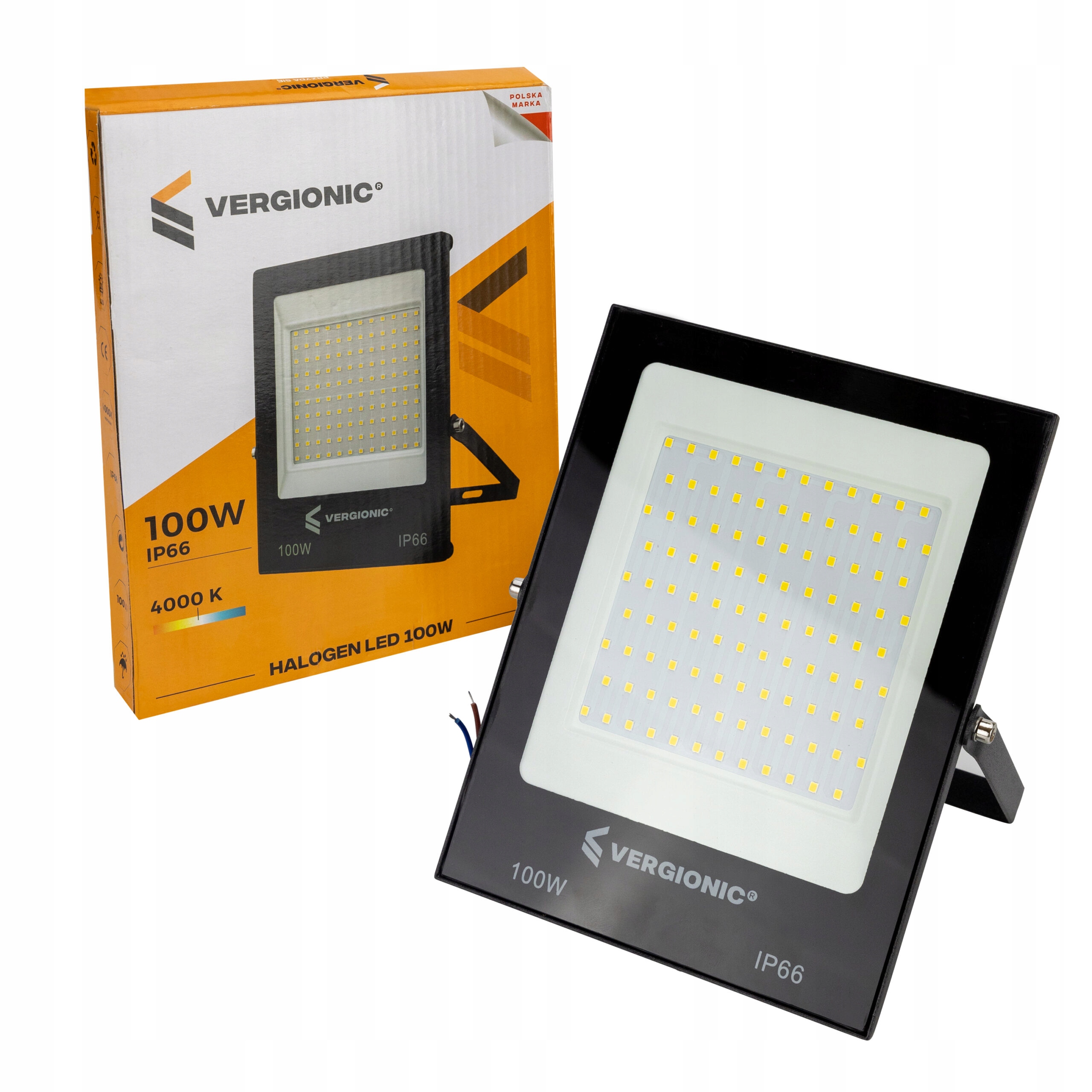 

Halogen biały neutralny lampa naświetlacz 100W