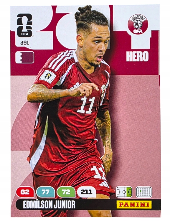 Karty Piłkarskie do albumu Panini World Cup 2026 Hero Katar 391 Junior