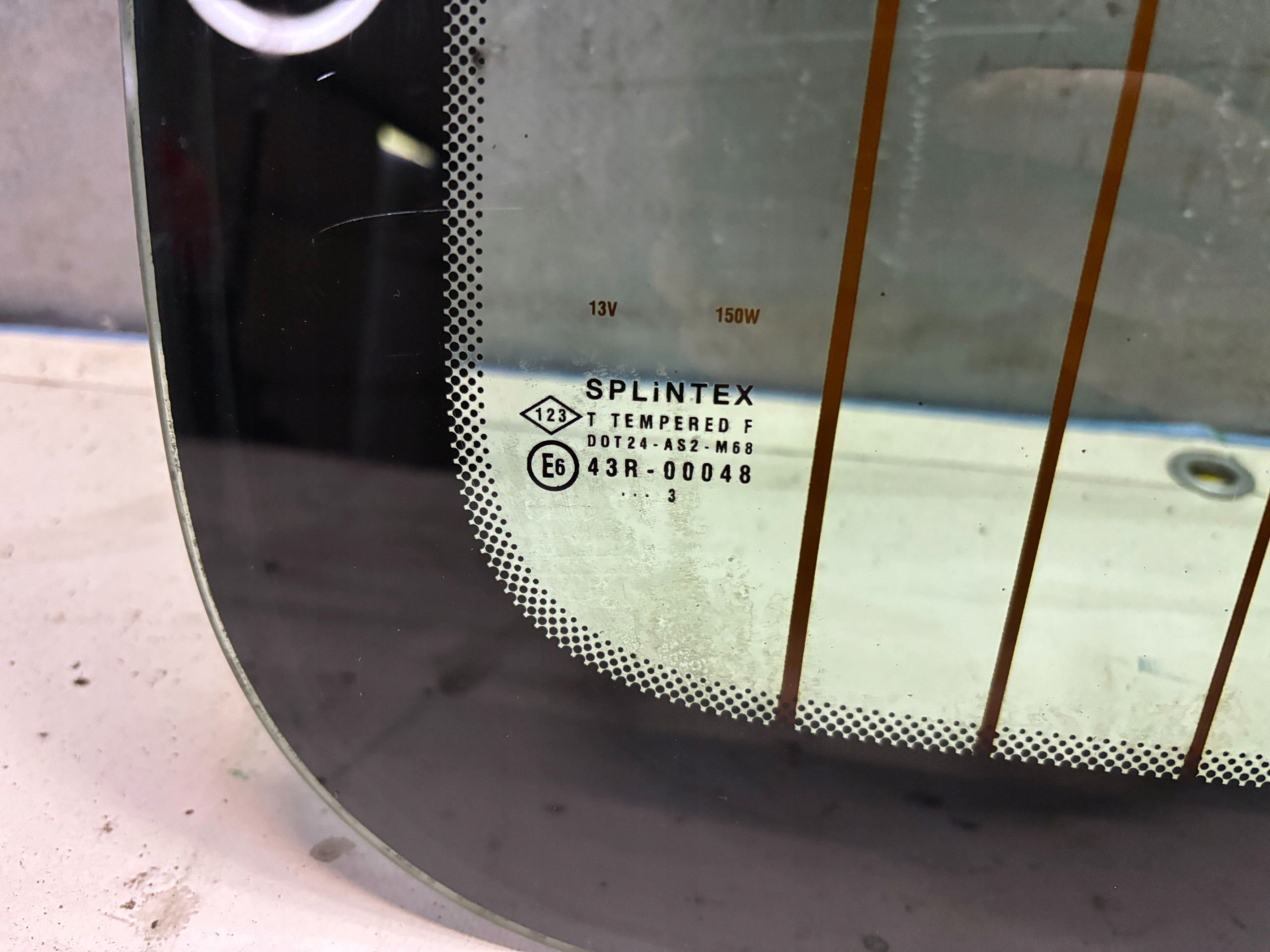 window door left rear part Opel Movano A lift