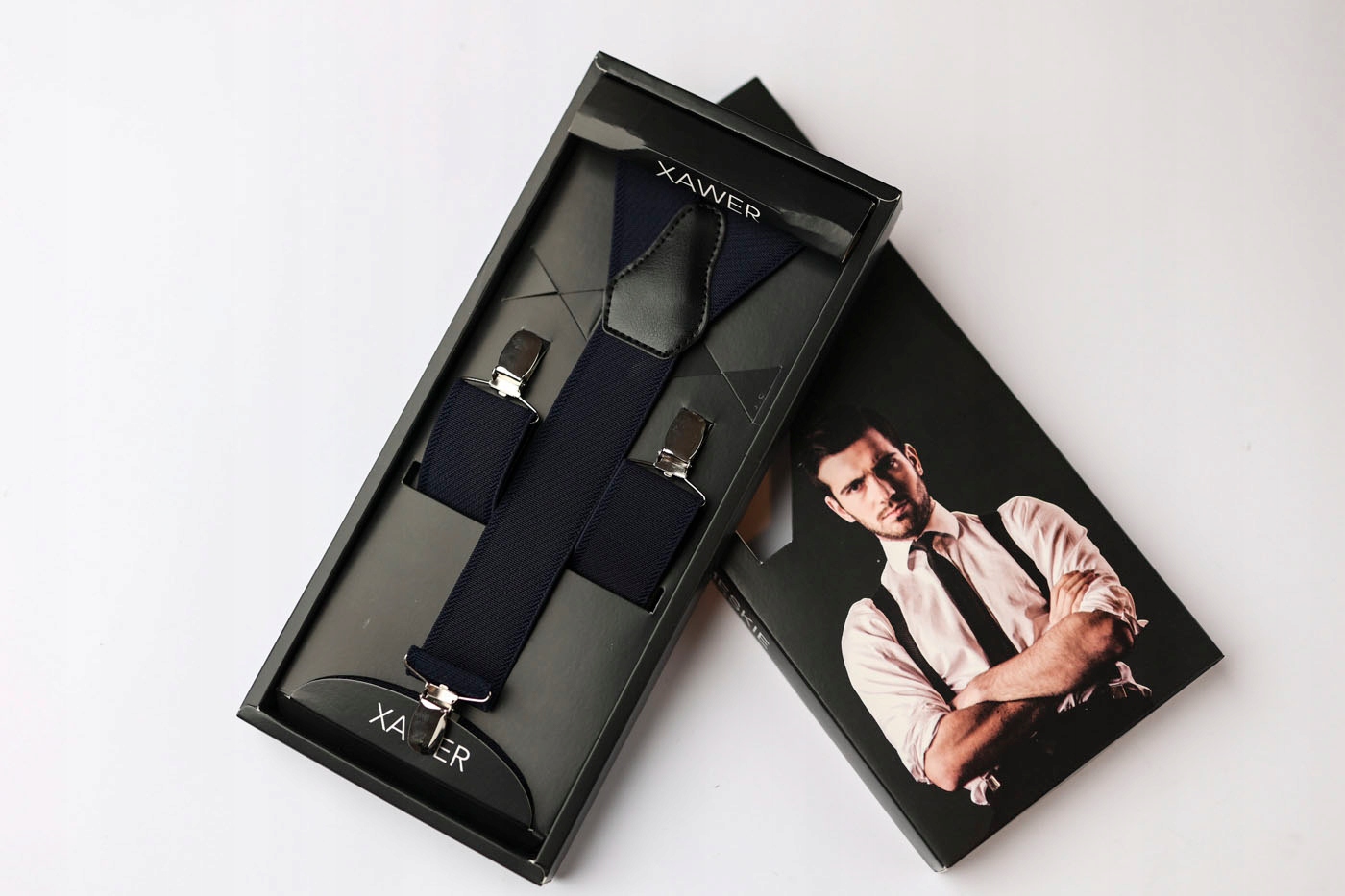 SZELKI DO SPODNI GRANATOWE MĘSKIE XAWER Marka inna