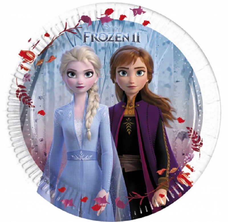

Talerzyki papierowe Frozen 2, 20 cm, 8 sztuk
