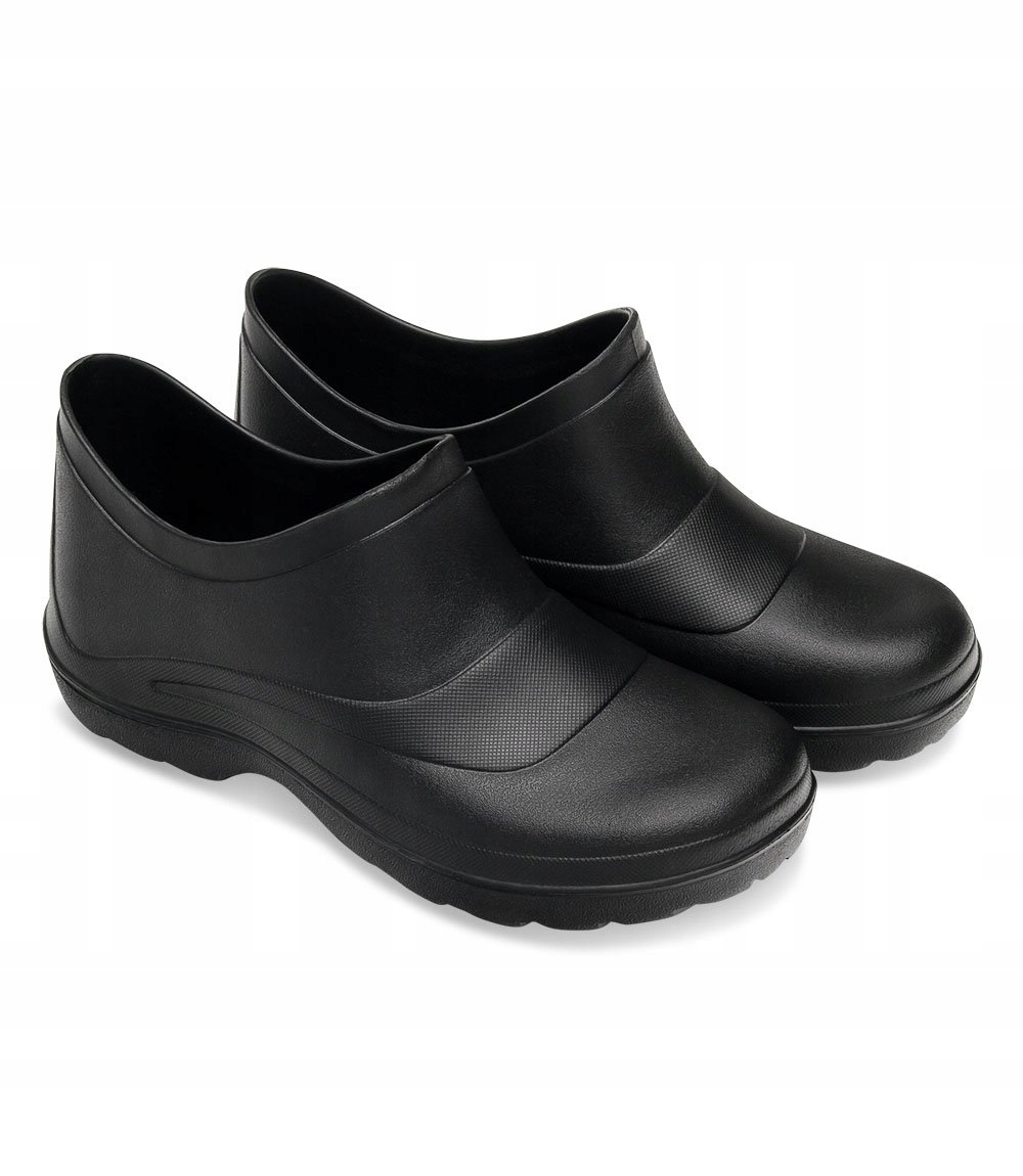 LEKKIE KALOSZE DAMSKIE WSUWANE CZARNE 41/42 Rozmiar 41