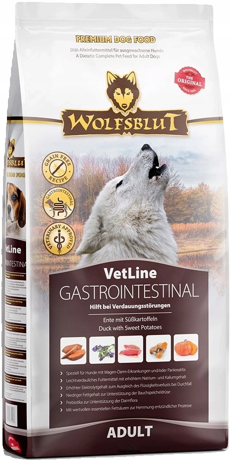Wolfsblut Dog Vetline Gastrointestinal Karma Dla Psa 12kg