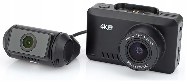 K2PRODUAL Wideorejestrator 4K SONY IMX335 Wifi GPS Marka Fastcam