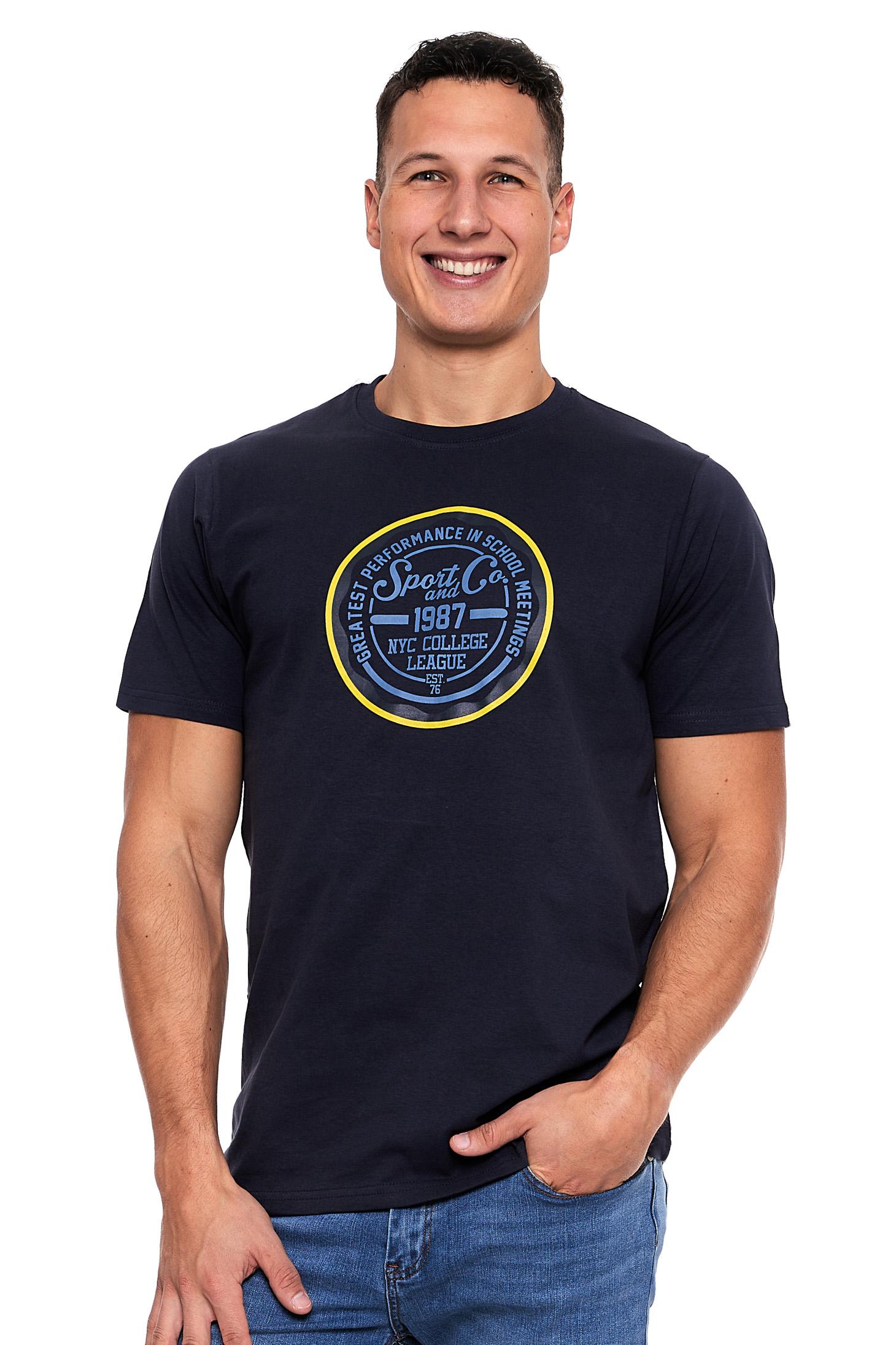 

T-shirt Koszulka Męska Nadruk Bawełna L Moraj